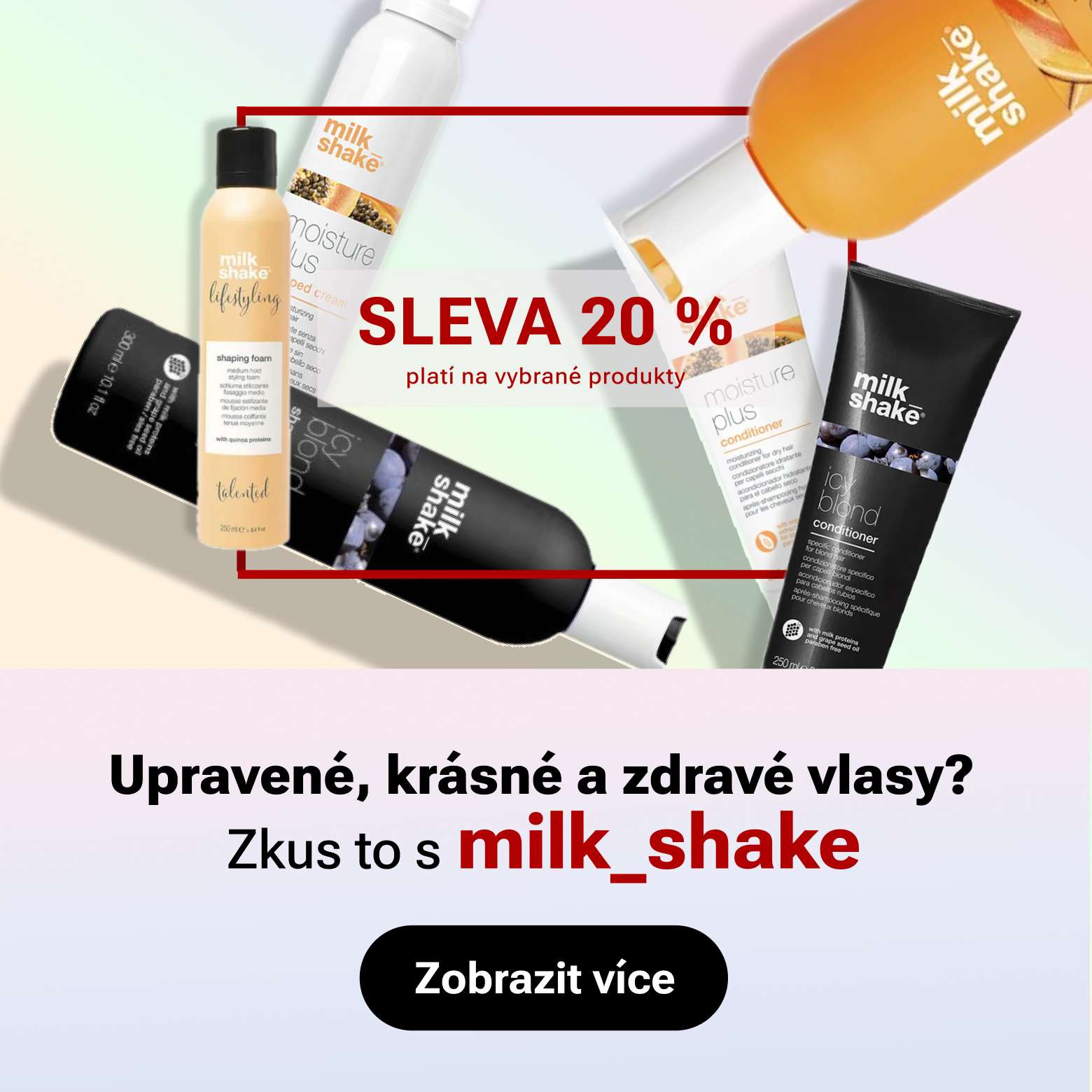 Milk Shake 20 pct. sleva vybrané produkty