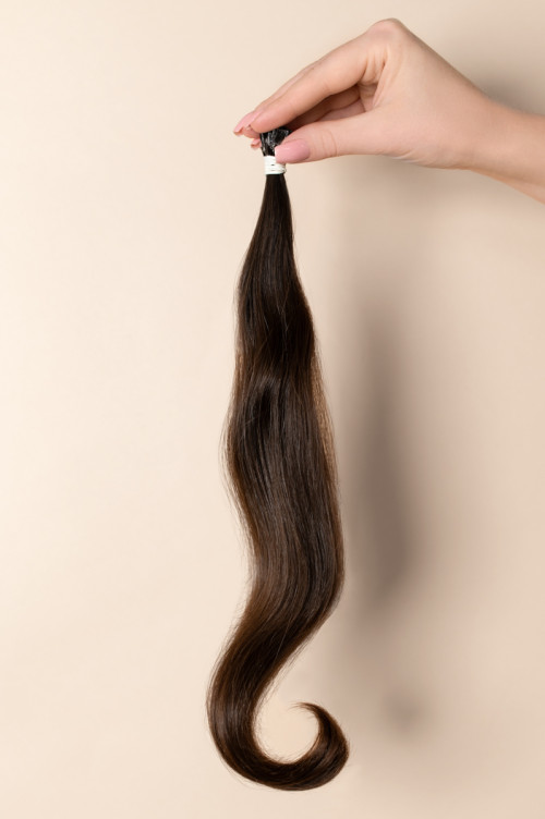 Virgin Hair #7 světle hnědá | 40 cm | 30 pramenů