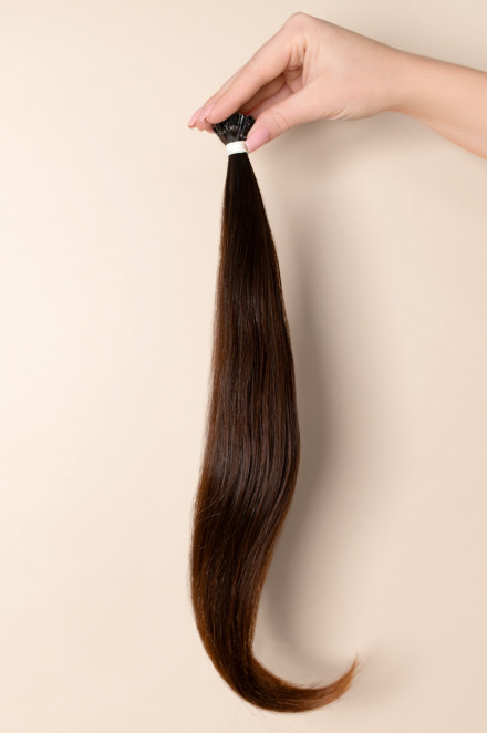 Virgin Hair #6 hnědá | 40-44 cm | 60 pramenů