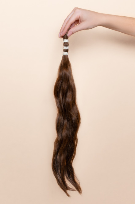 Virgin Hair #7 světle hnědá | 45-49 cm | 73 g