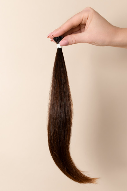Virgin Hair #6 hnědá | 30-34 cm | 27 pramenů