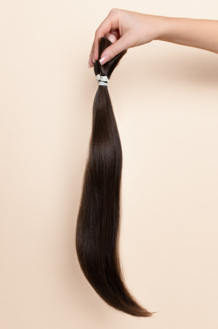 Virgin Hair #6 hnědá | 45-49 cm | 70 g